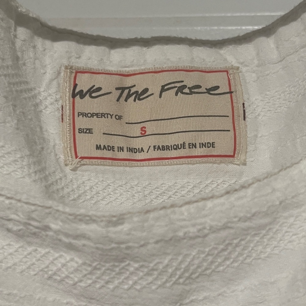 We The Free- Free People White Mini Dress - Picture 2 of 7